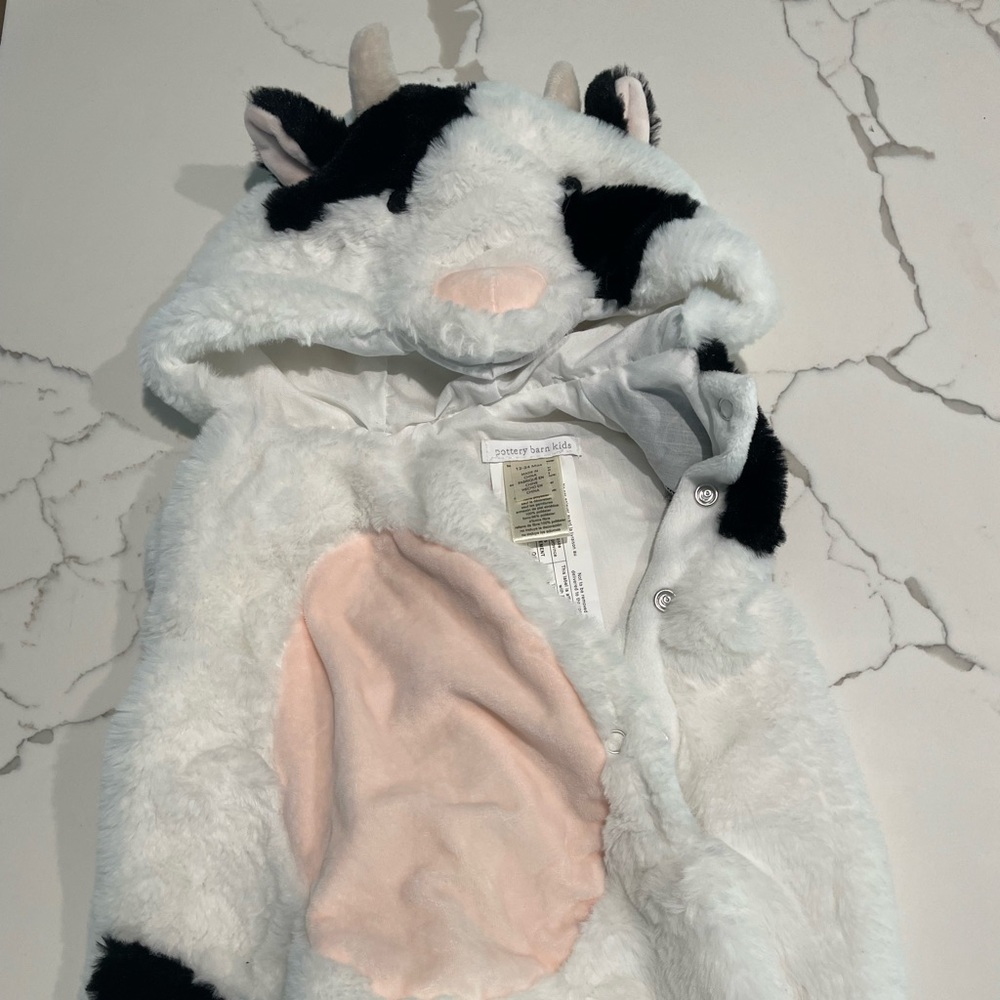 Pottery Barn Kids Halloween costume-cow